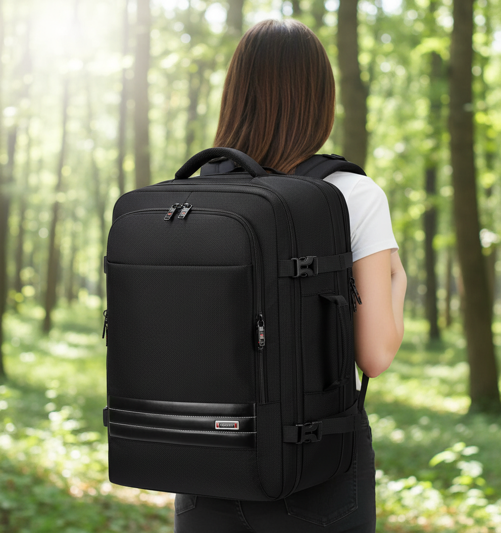 Unisex Expandable Travel Backpack – Smart Storage & Comfort