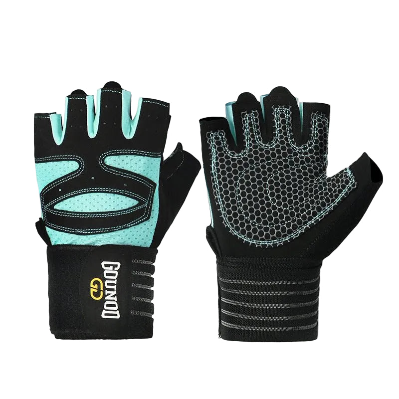 Unisex Fitness Gloves with Wrist Support for Weightlifting and Outdoor Training