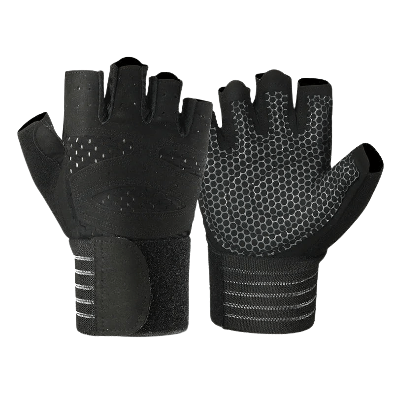 Unisex Fitness Gloves with Wrist Support for Weightlifting and Outdoor Training