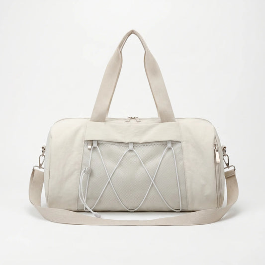 Unisex Gym Duffel Bag with Shoe Compartment