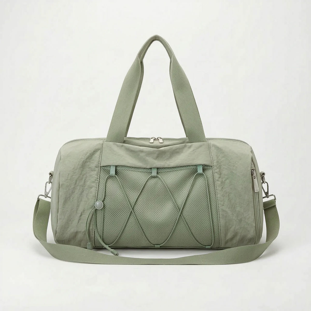 Unisex Gym Duffel Bag with Shoe Compartment