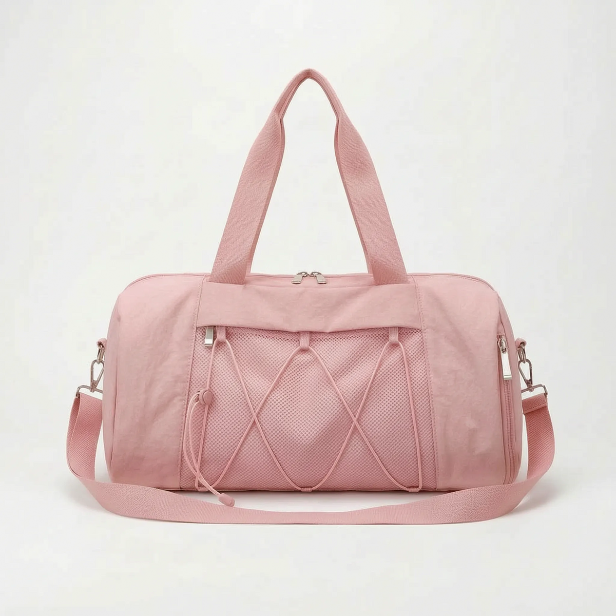 Unisex Gym Duffel Bag with Shoe Compartment