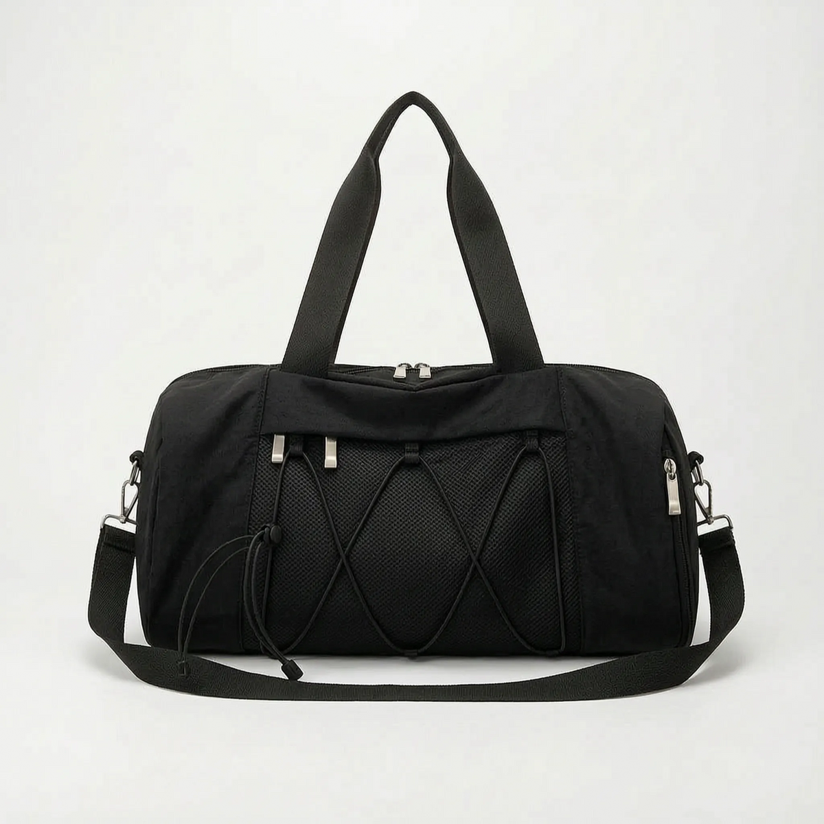 Unisex Gym Duffel Bag with Shoe Compartment