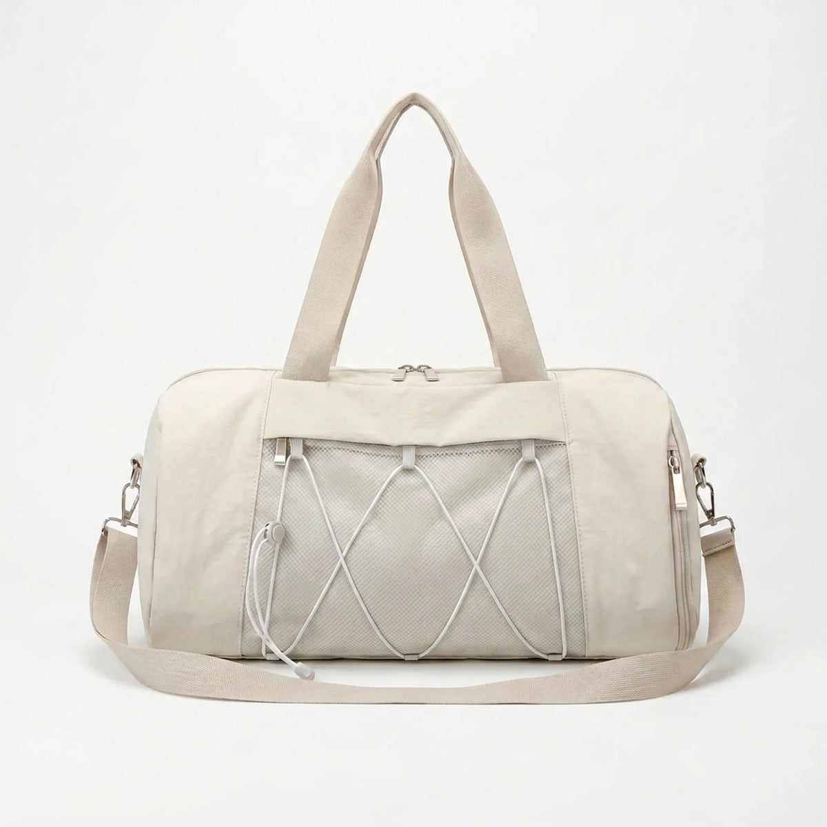 Unisex Gym Duffel Bag with Shoe Compartment