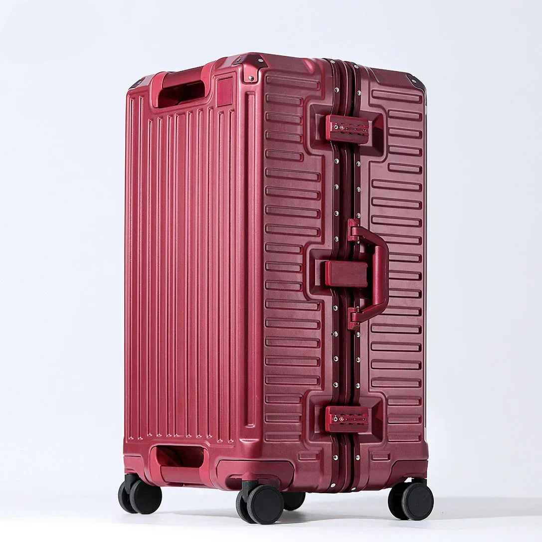 Unisex Hard Shell Travel Suitcase with Wide Grip Handle