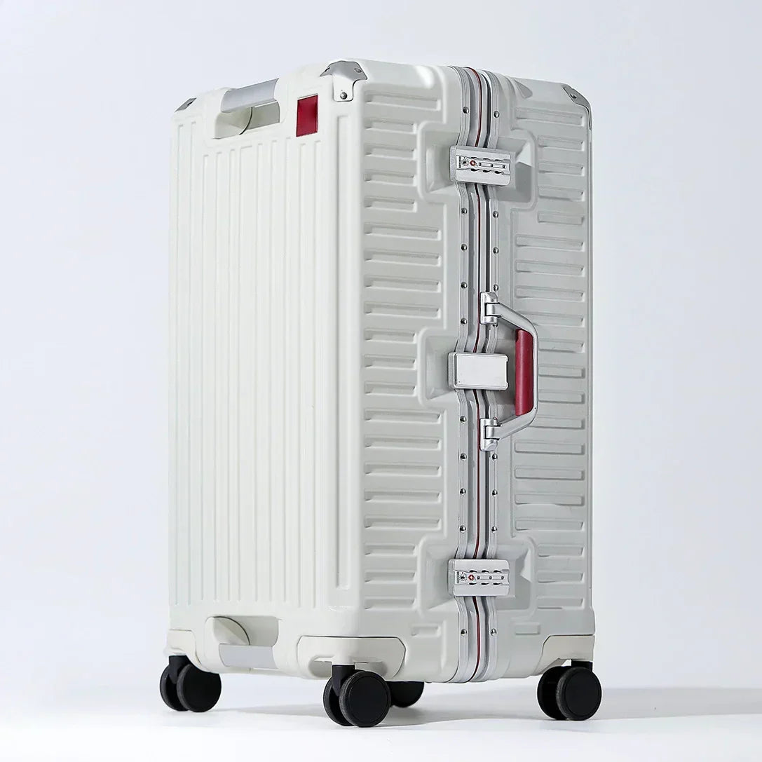 Unisex Hard Shell Travel Suitcase with Wide Grip Handle