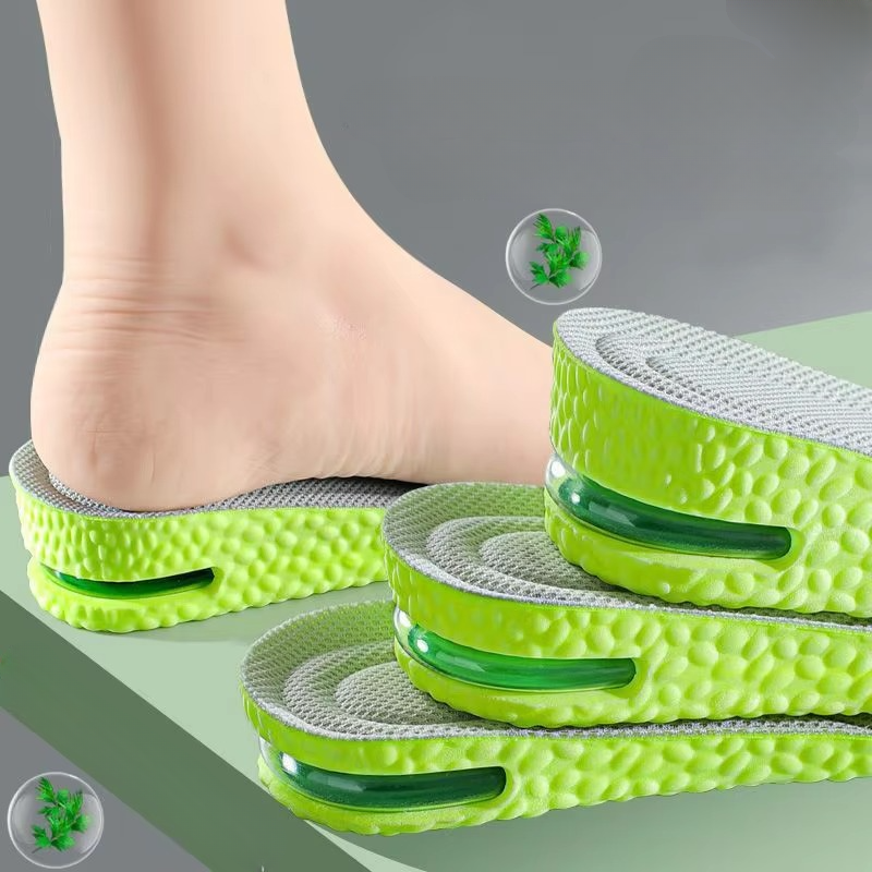 Unisex Height-Increasing Sports Insoles with Air Cushion
