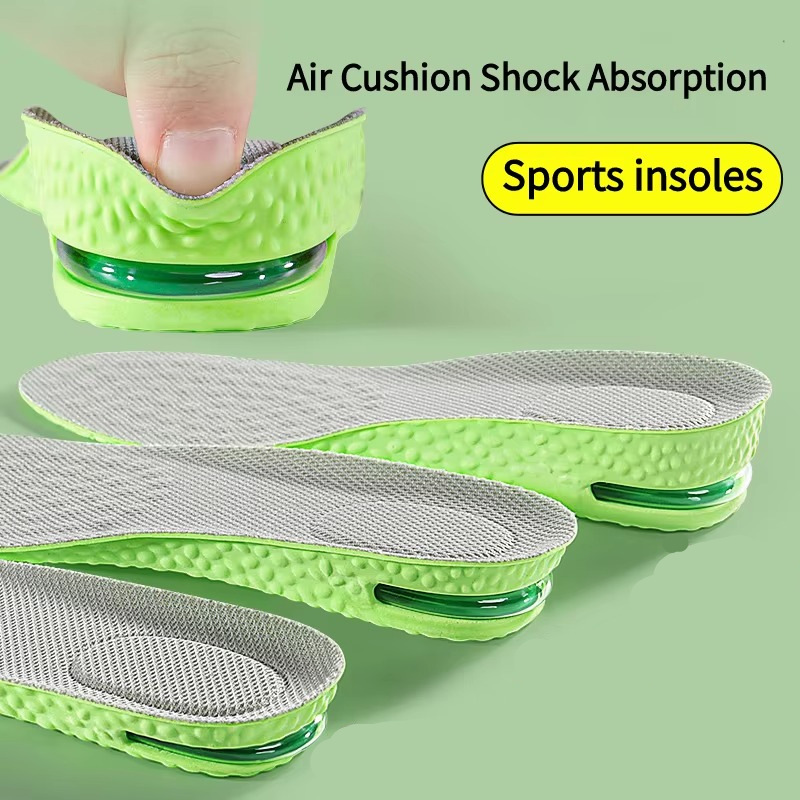 Unisex Height-Increasing Sports Insoles with Air Cushion