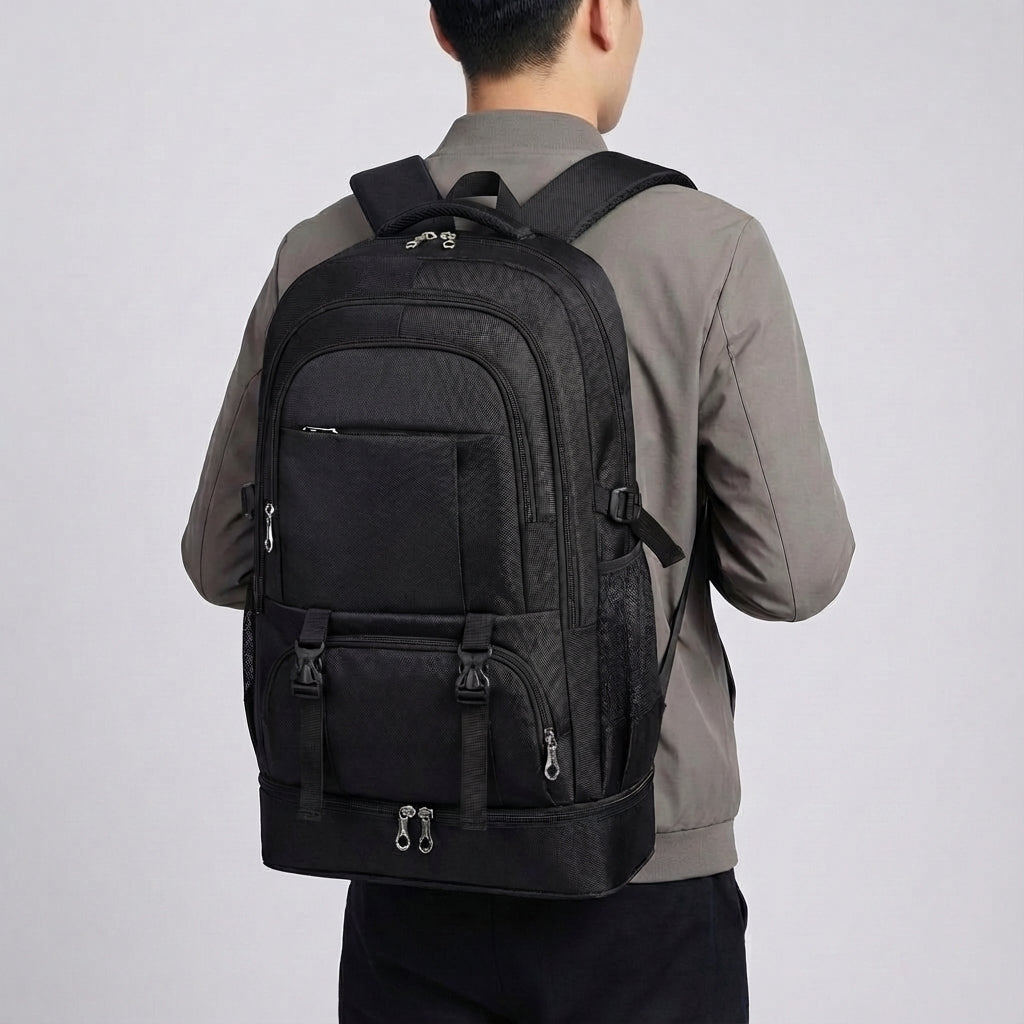 Unisex Large-Capacity Expandable Backpack