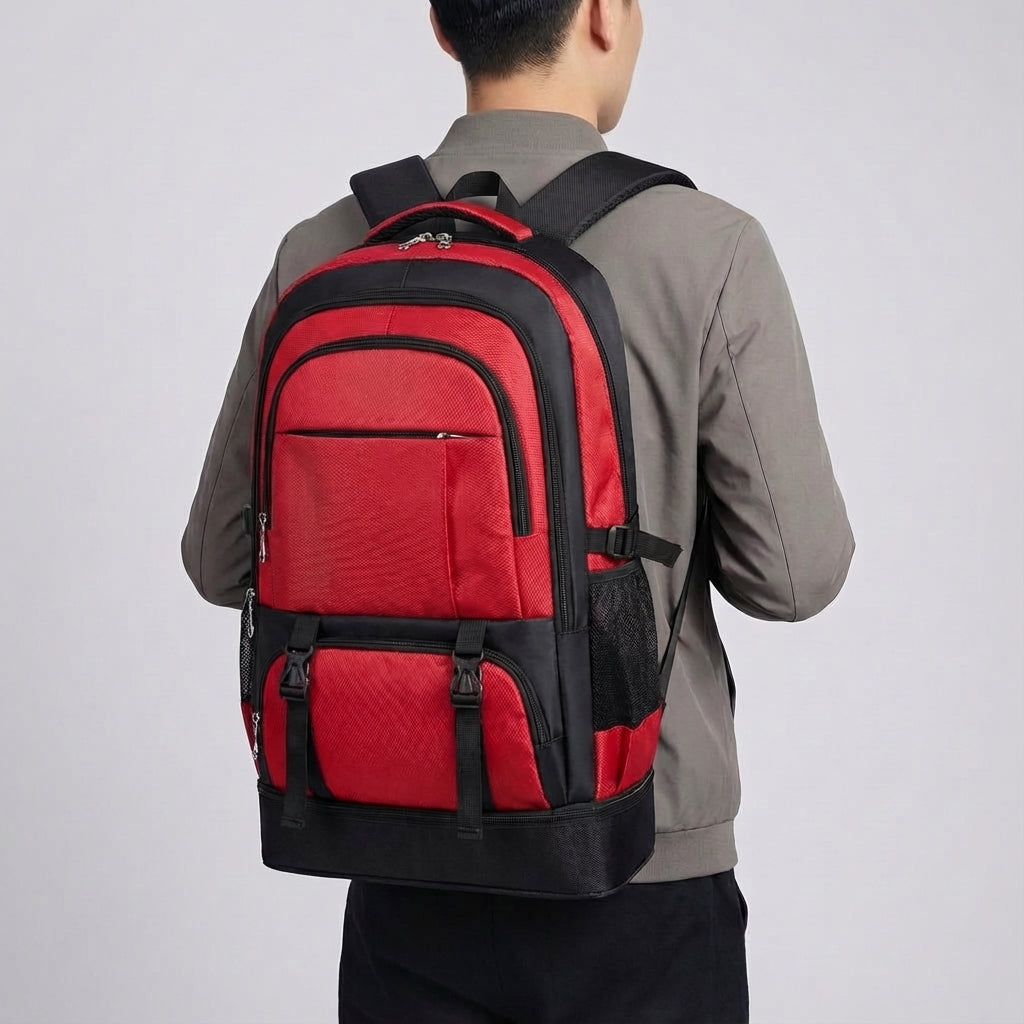 Unisex Large-Capacity Expandable Backpack