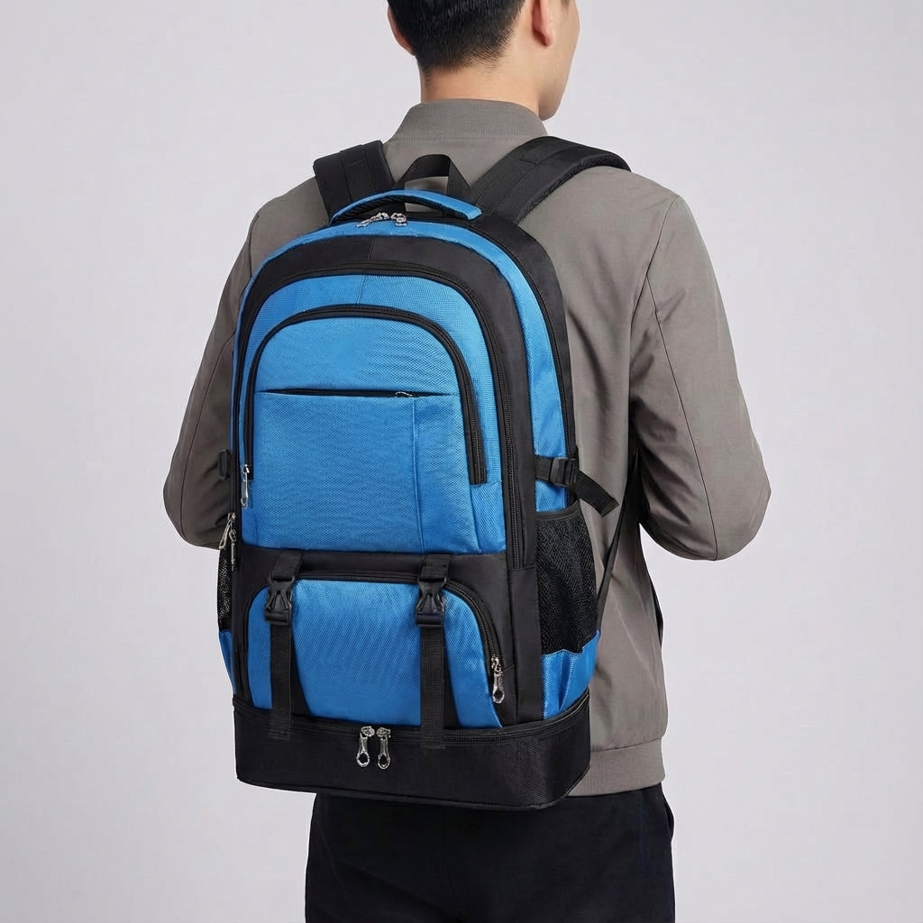 Unisex Large-Capacity Expandable Backpack