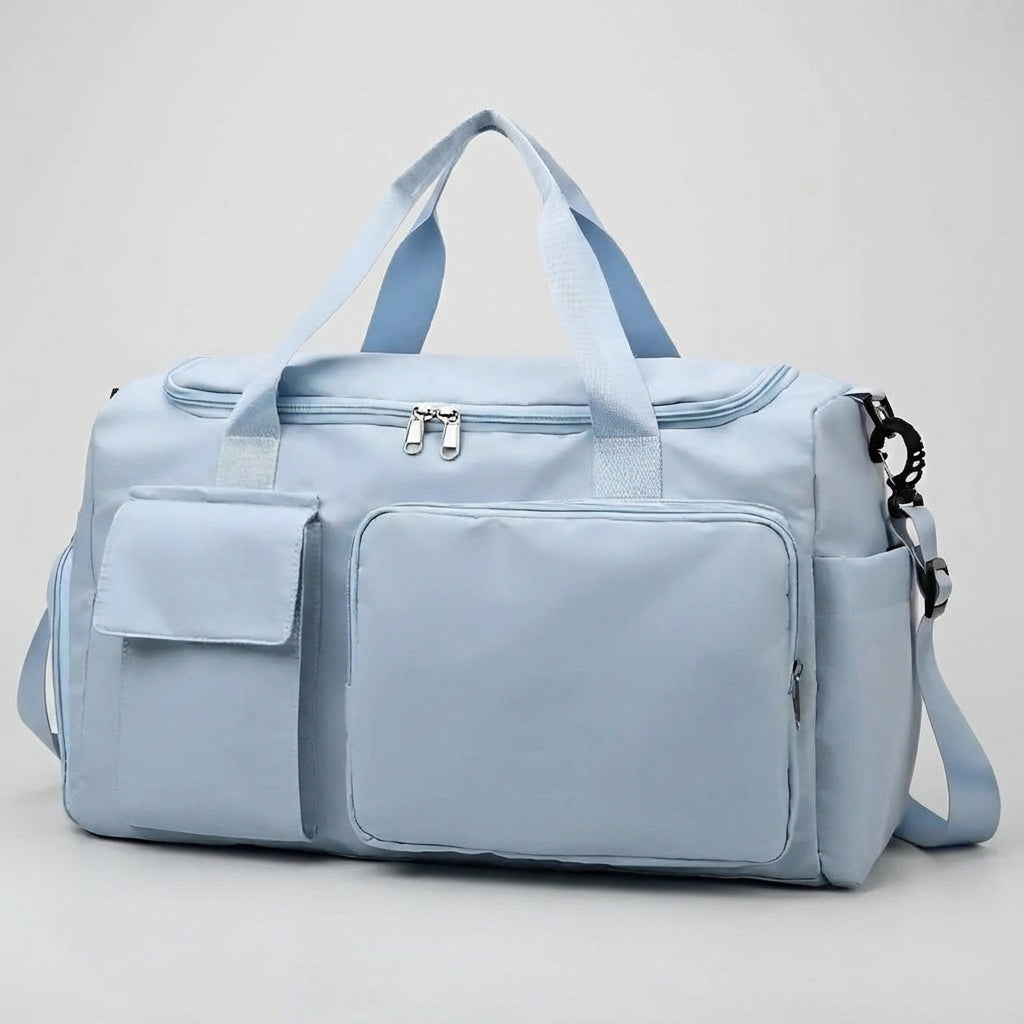 Unisex Large Travel Duffle Bag with Shoe Compartment for Weekend & Sports
