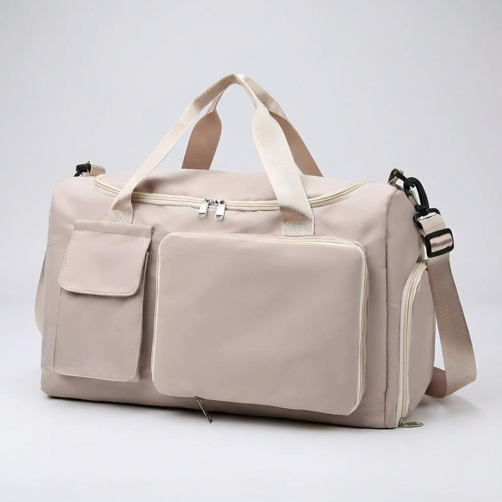 Unisex Large Travel Duffle Bag with Shoe Compartment for Weekend & Sports