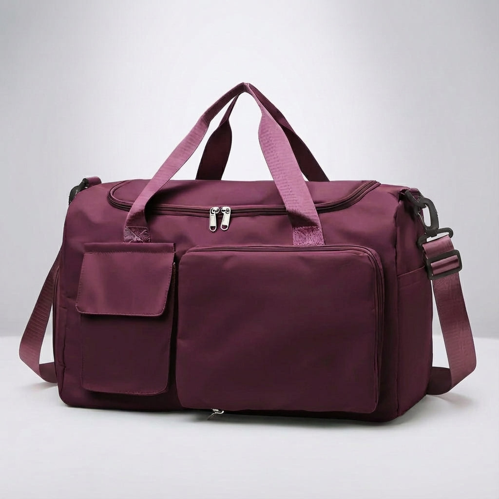 Unisex Large Travel Duffle Bag with Shoe Compartment for Weekend & Sports