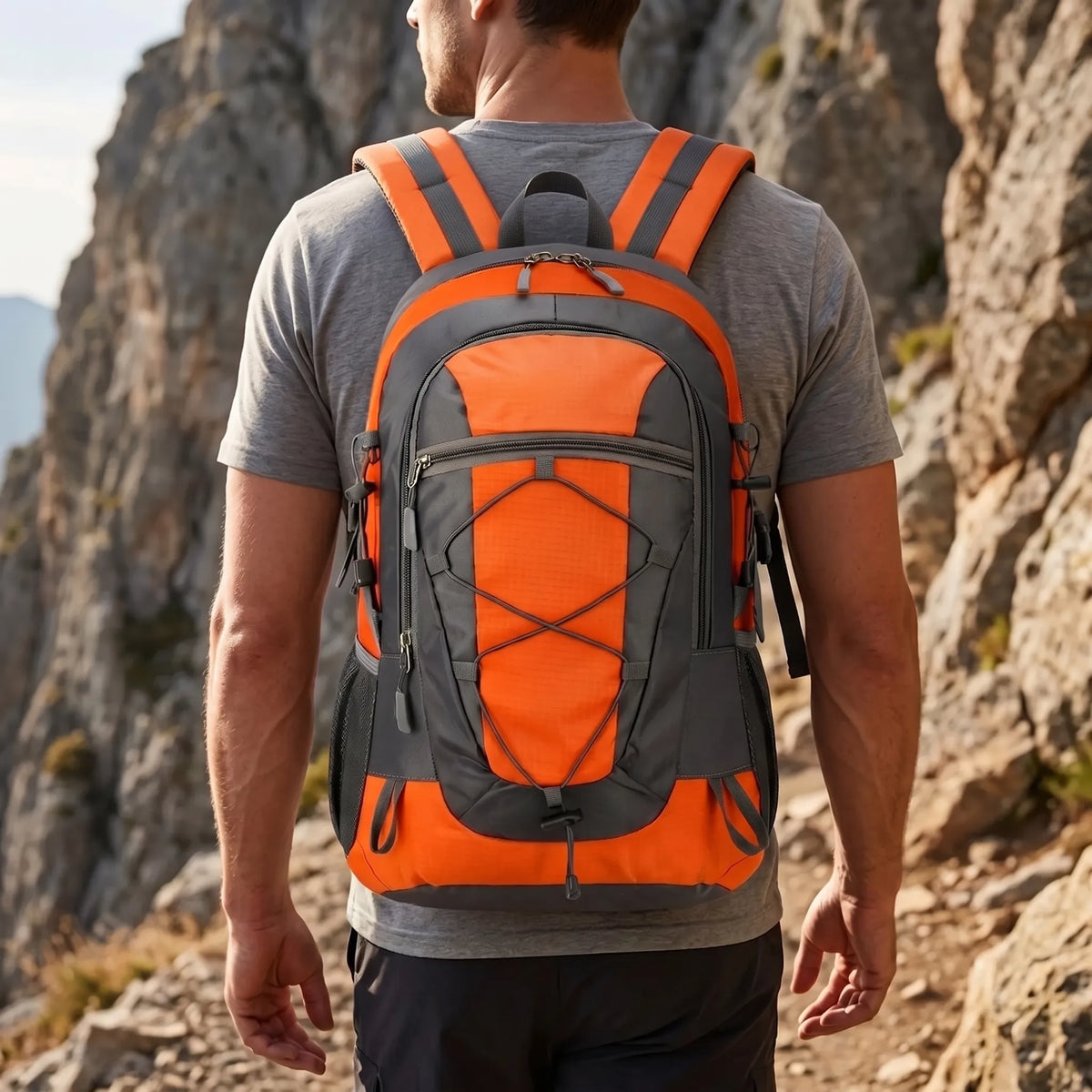 Unisex Lightweight Hiking Backpack for Outdoor Trails