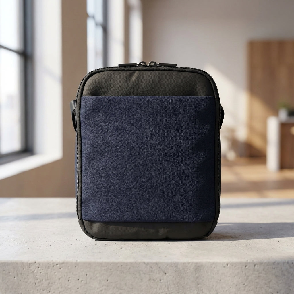 Unisex Messenger Bag with Organizer and RFID Protection