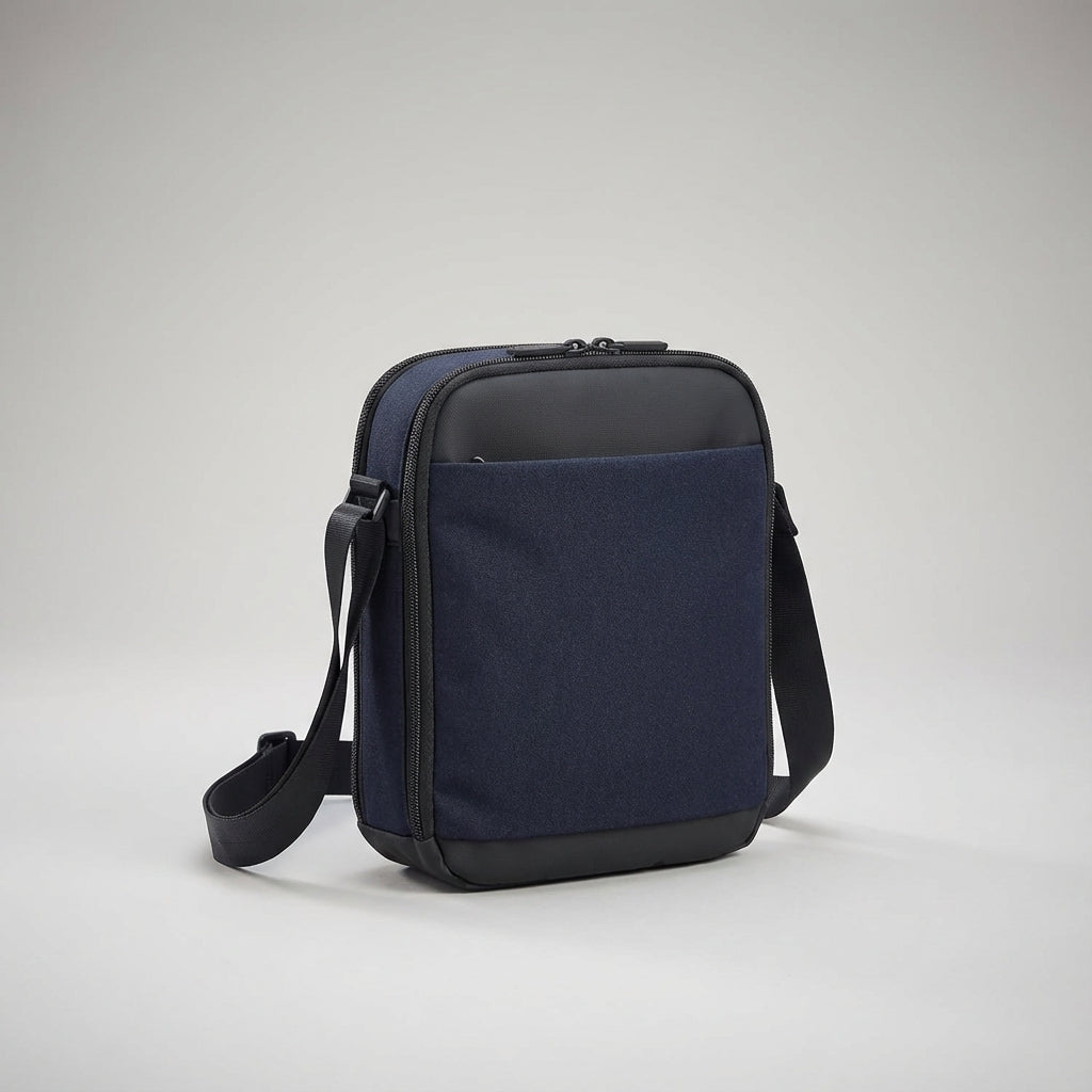Unisex Messenger Bag with Organizer and RFID Protection