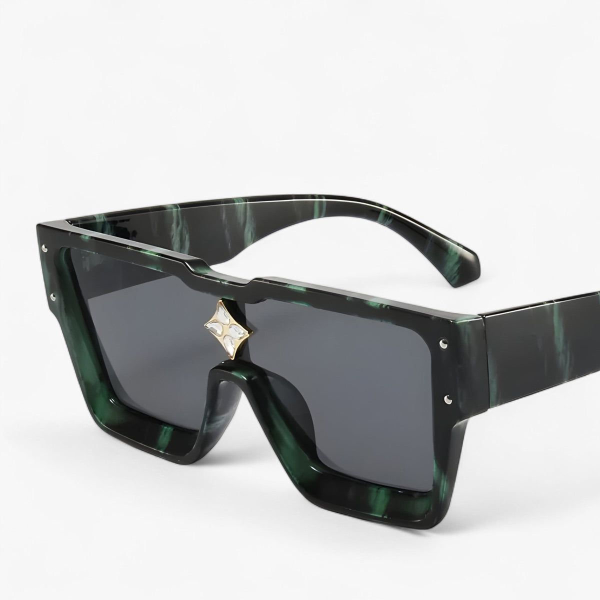 Unisex Mirrored Punk Sunglasses - Edgy Futuristic Eyewear