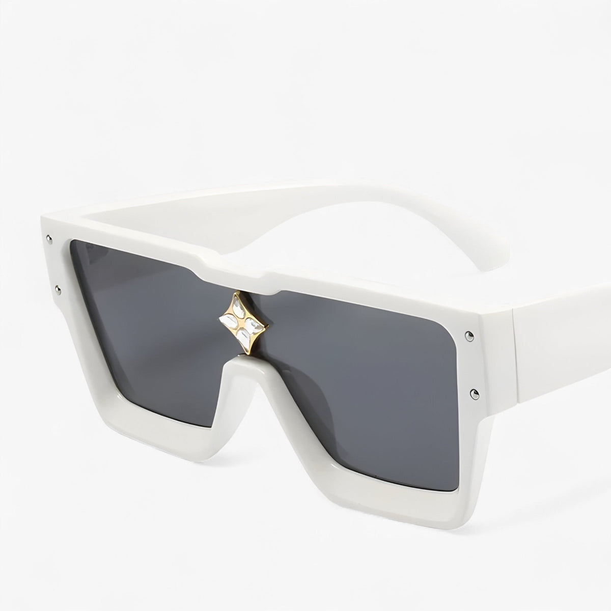 Unisex Mirrored Punk Sunglasses - Edgy Futuristic Eyewear