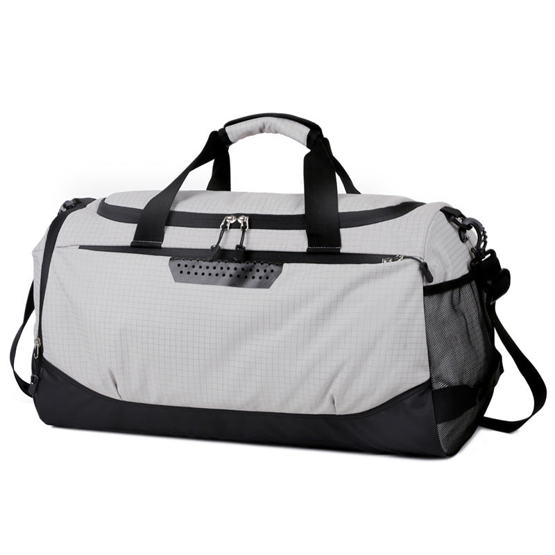 Unisex Multi-Compartment Travel Duffle Bag with Modern Design