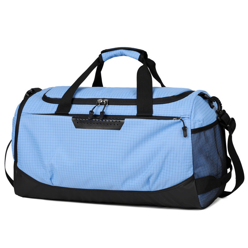 Unisex Multi-Compartment Travel Duffle Bag with Modern Design