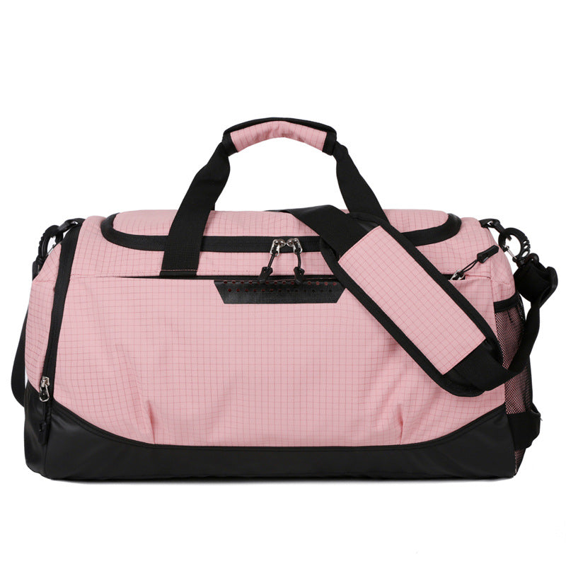 Unisex Multi-Compartment Travel Duffle Bag with Modern Design