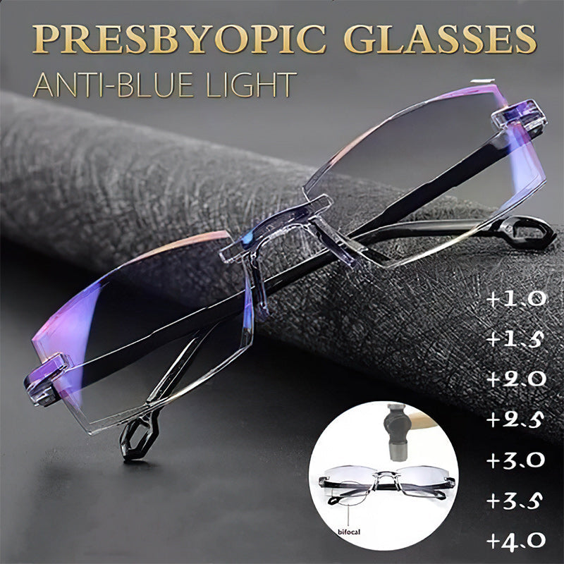 Unisex Multifocal Blue Light Blocking Reading Glasses