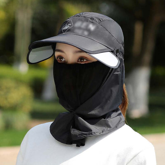 Unisex Outdoor UPF 50+ Sun Protection Hat with Neck Flap