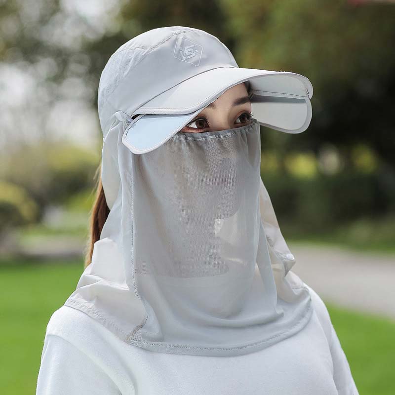 Unisex Outdoor UPF 50+ Sun Protection Hat with Neck Flap