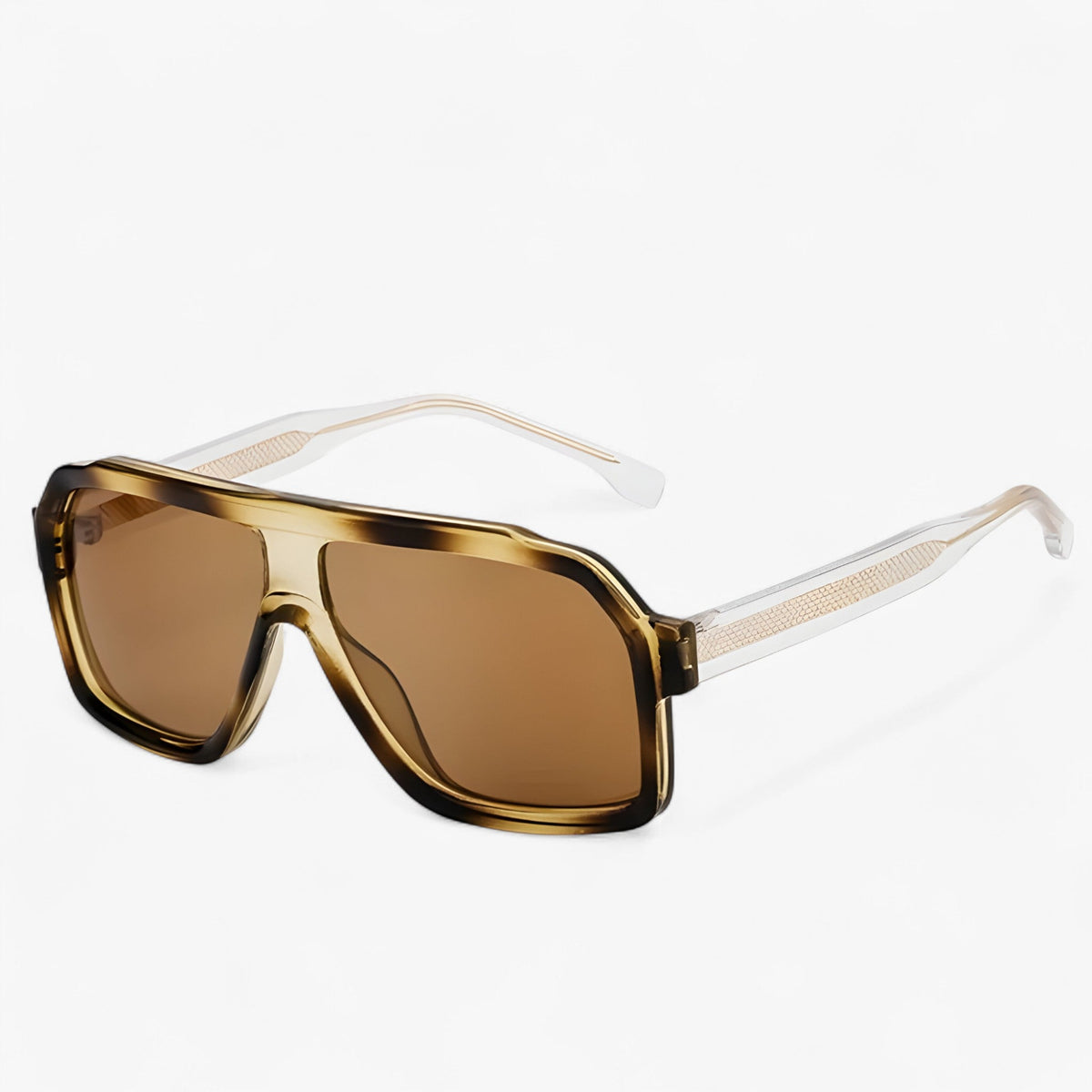 Unisex Oversized Windproof Punk Sunglasses with UV400 Lenses