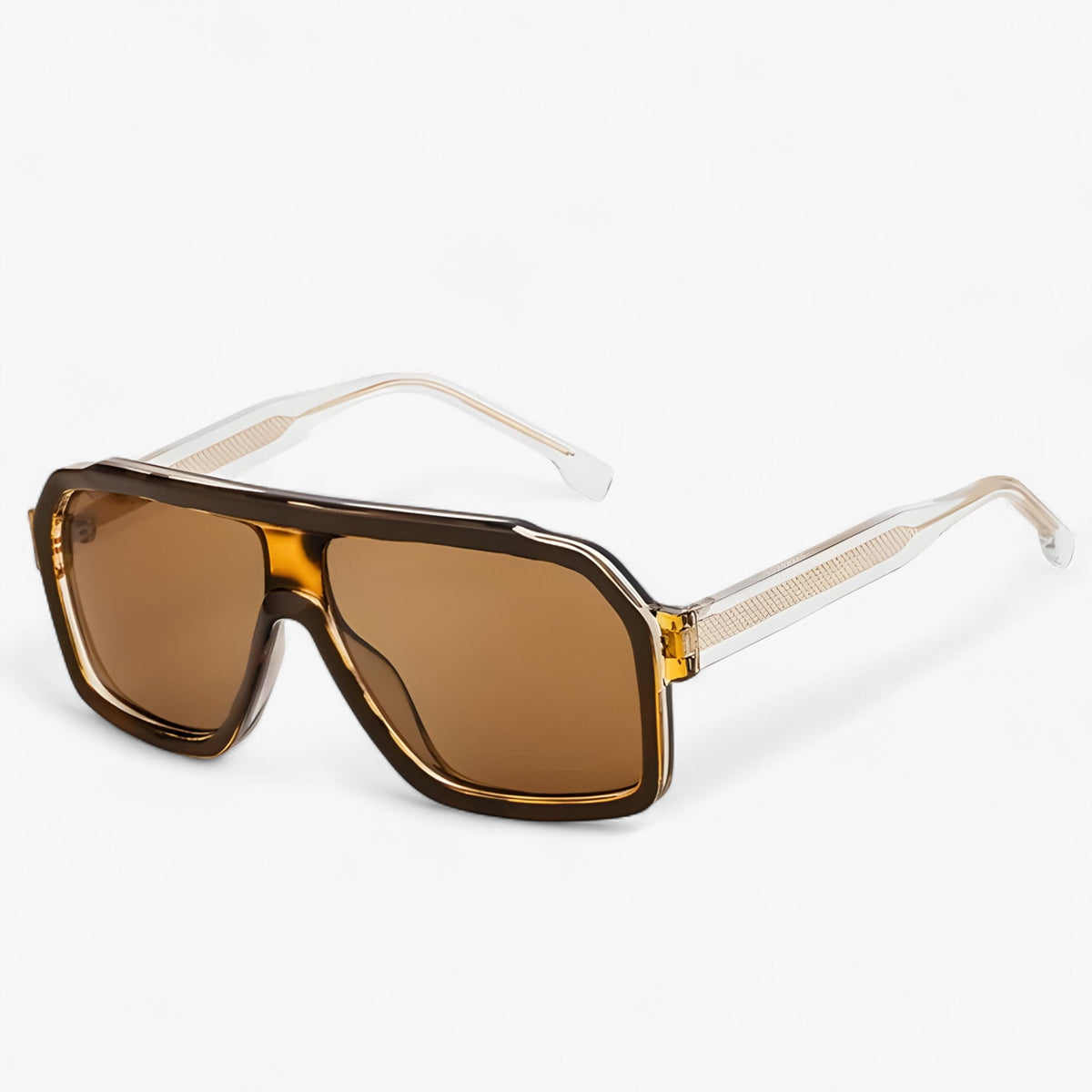 Unisex Oversized Windproof Punk Sunglasses with UV400 Lenses