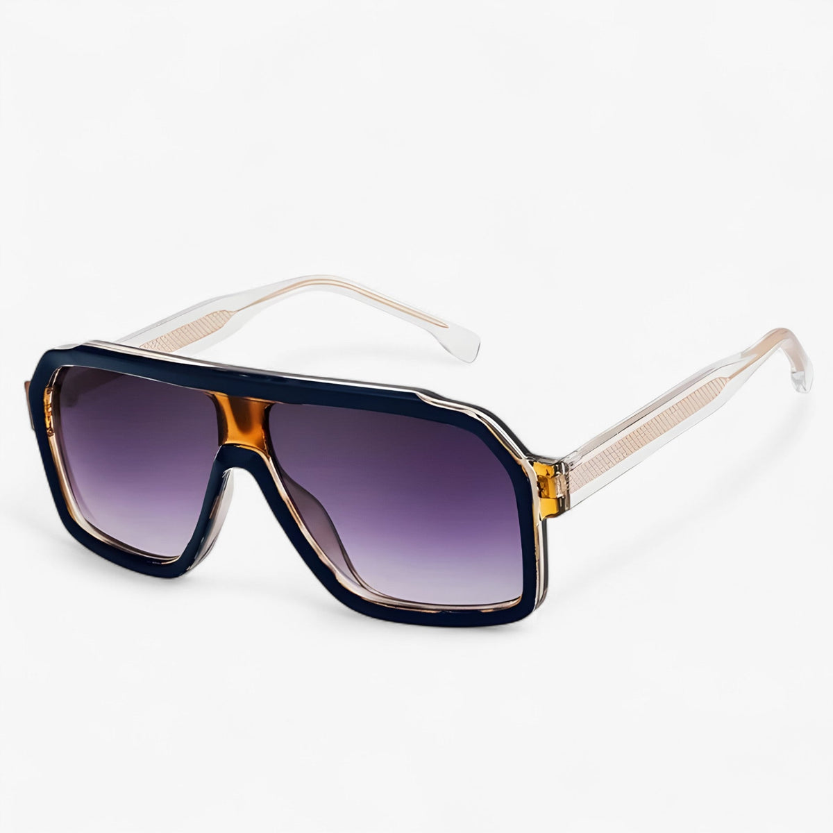 Unisex Oversized Windproof Punk Sunglasses with UV400 Lenses