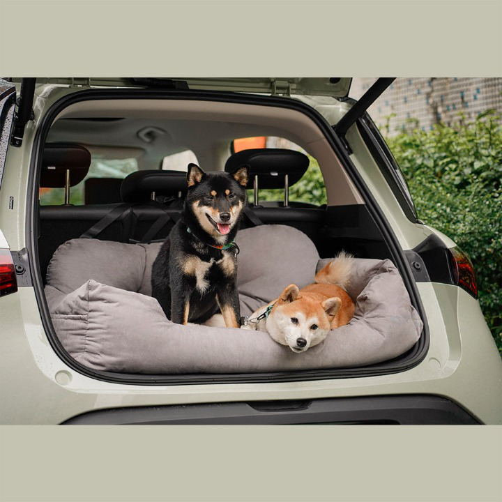 Unisex Pet Car Seat Bed for Dogs - Safe Travel & Comfort