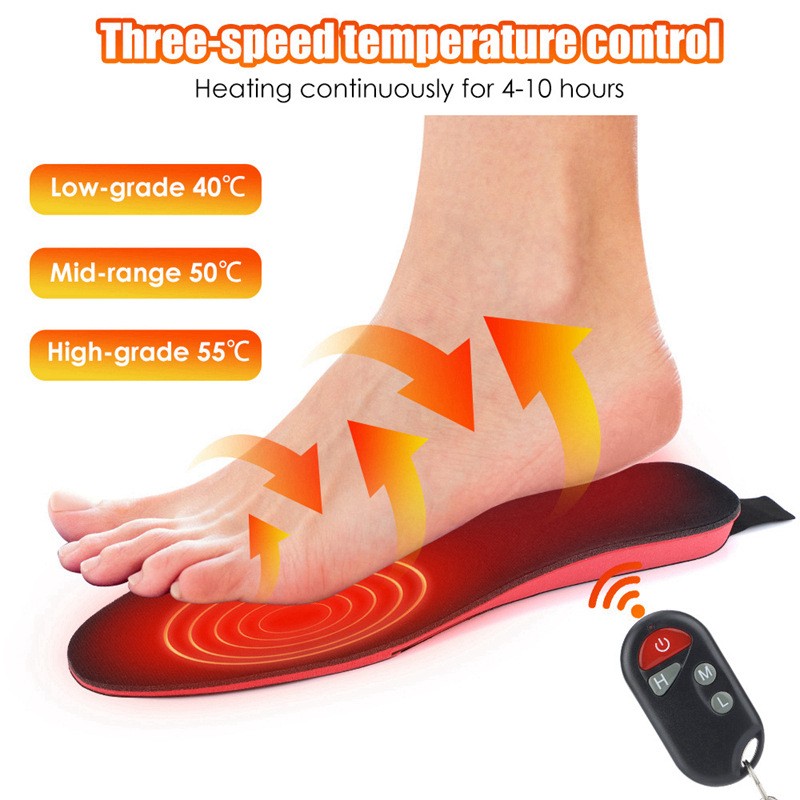 Unisex Rechargeable Wireless Heated Insoles