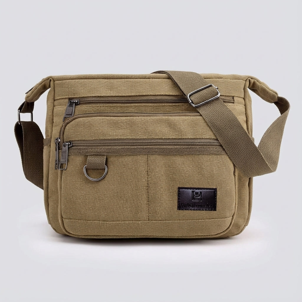 Unisex RFID-Blocking Messenger Bag - Secure & Organized