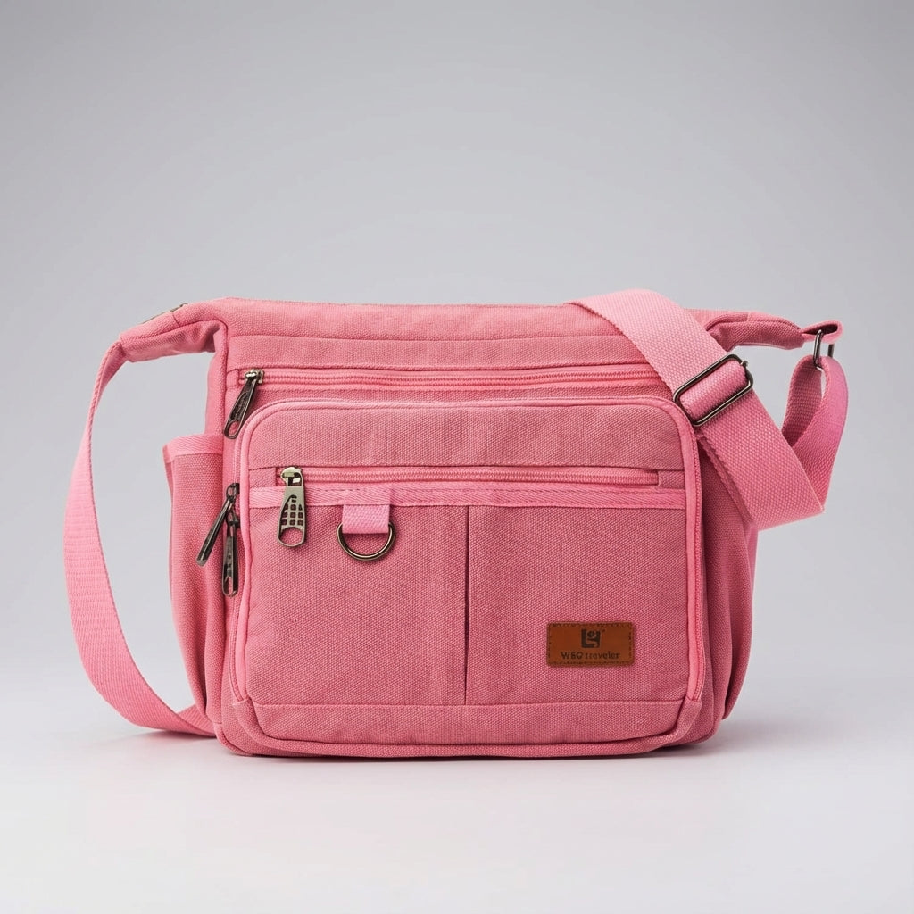 Unisex RFID-Blocking Messenger Bag - Secure & Organized