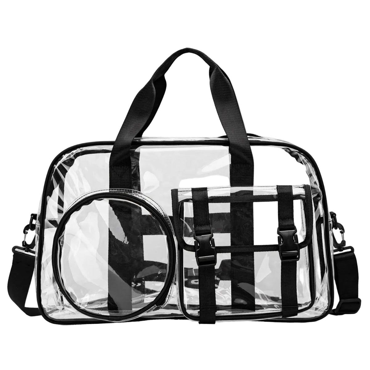 Unisex Transparent Utility Duffle Bag