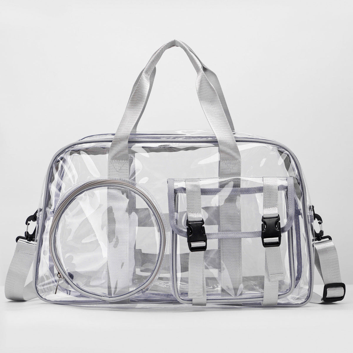 Unisex Transparent Utility Duffle Bag