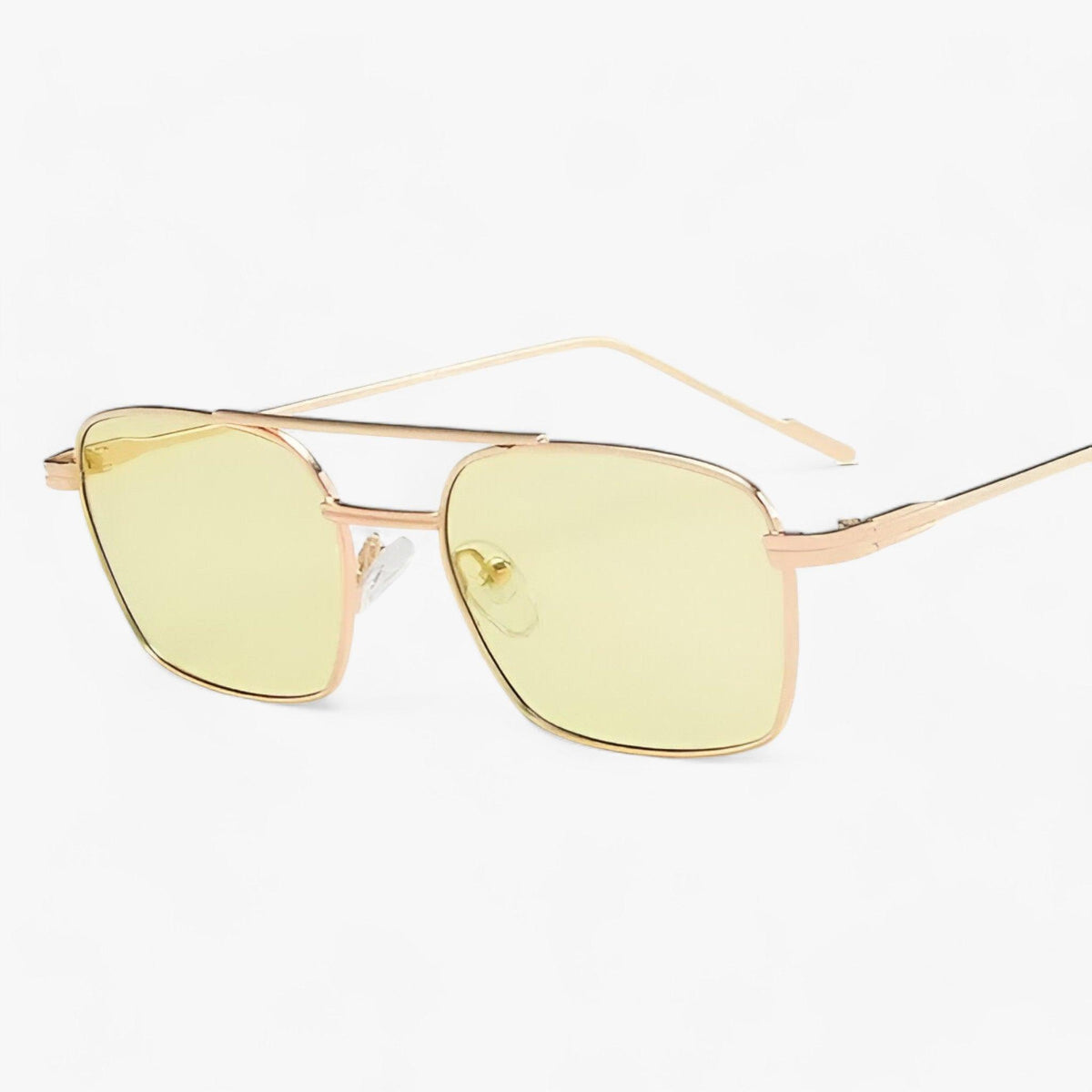 Unisex Vintage Double Bridge Sunglasses