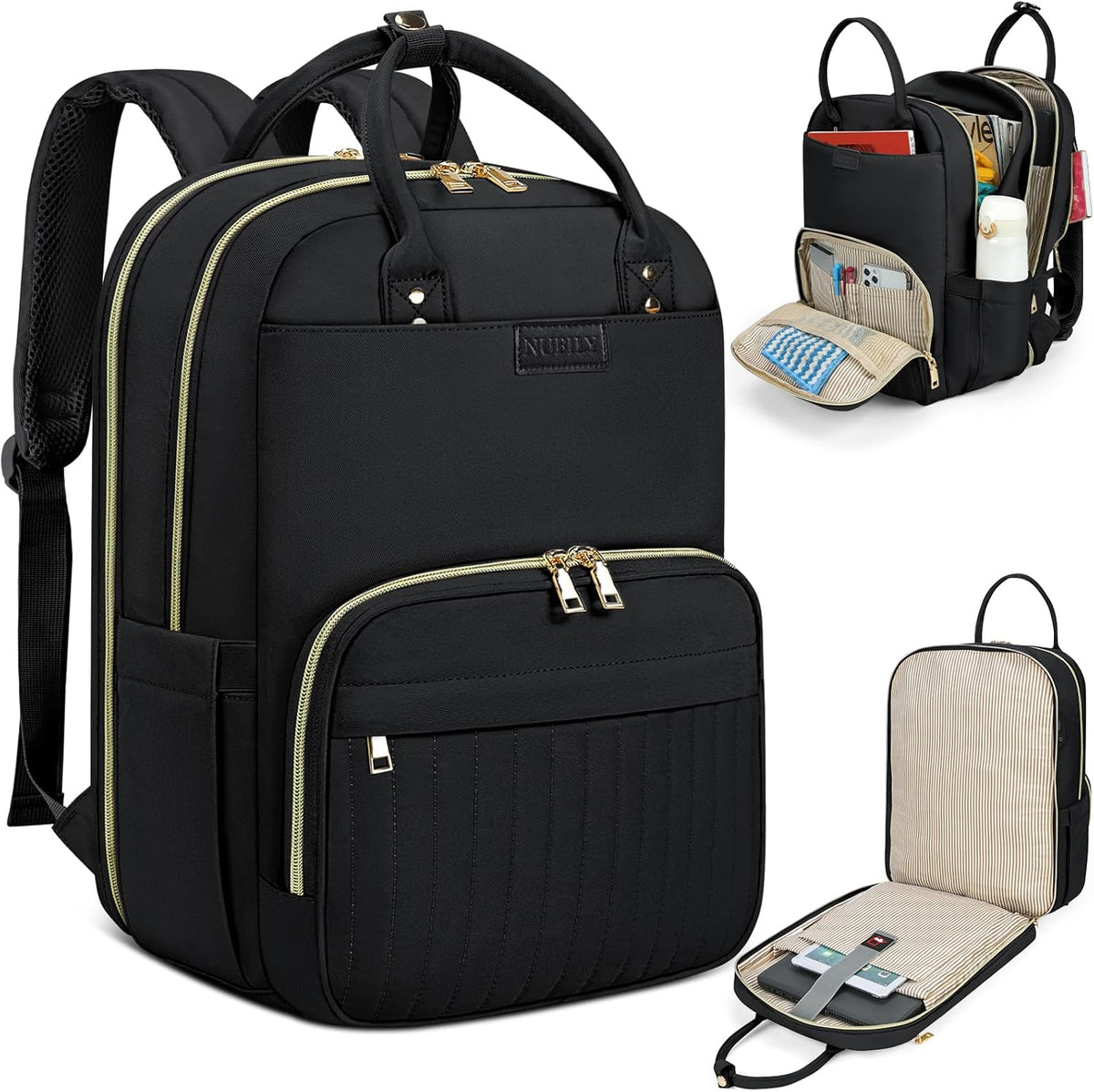 Unisex Water-Resistant Travel Laptop Backpack