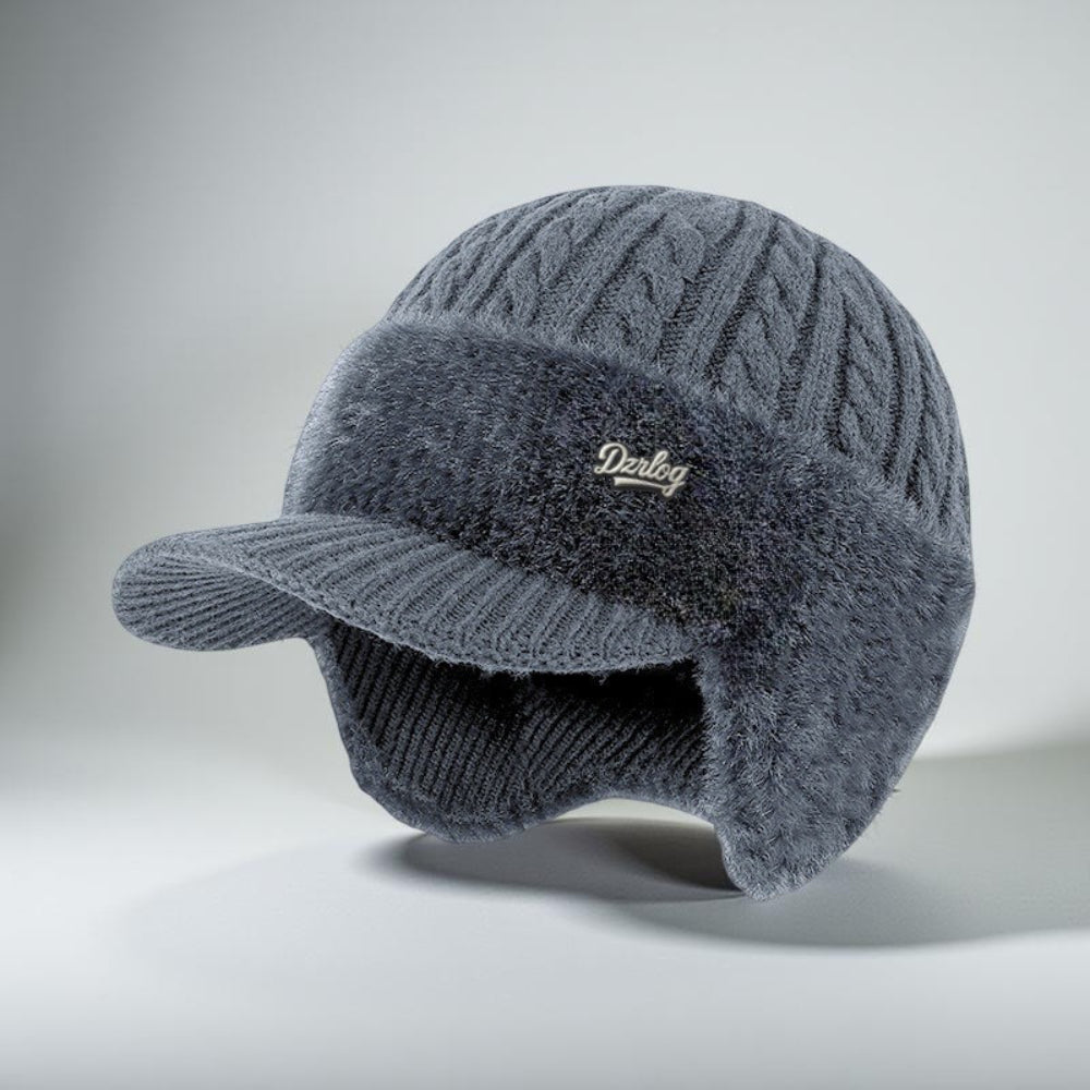 Unisex Winter Trapper Hat with Ear Flaps - Warm Beanie Cap