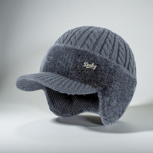 Unisex Winter Trapper Hat with Ear Flaps - Warm Beanie Cap