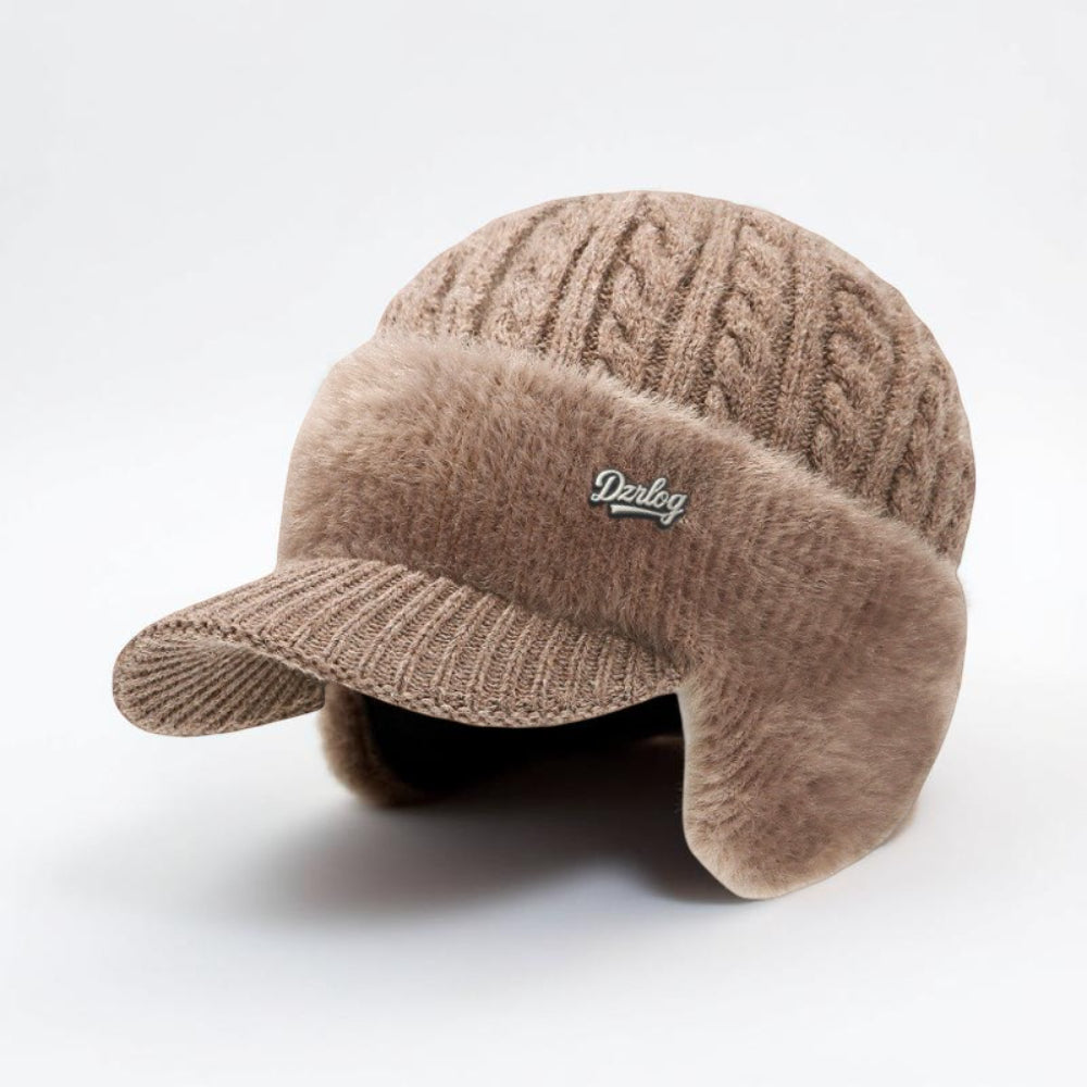 Unisex Winter Trapper Hat with Ear Flaps - Warm Beanie Cap
