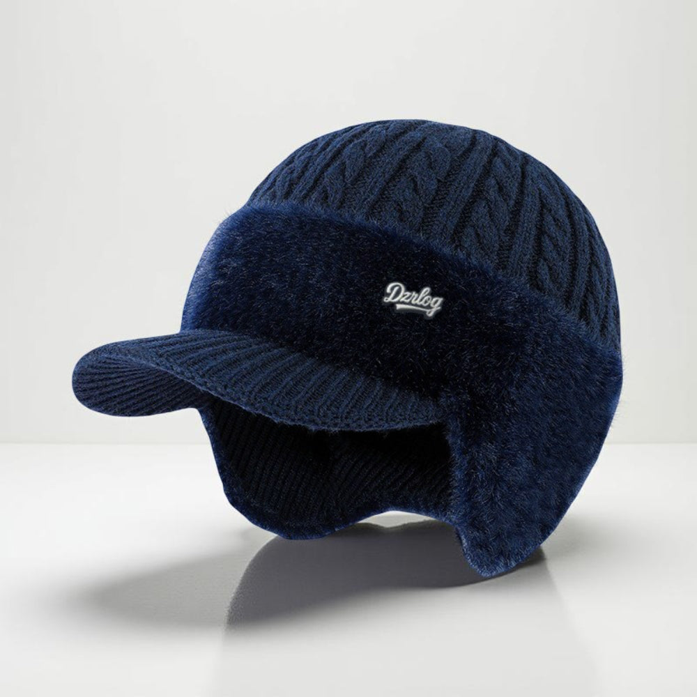 Unisex Winter Trapper Hat with Ear Flaps - Warm Beanie Cap