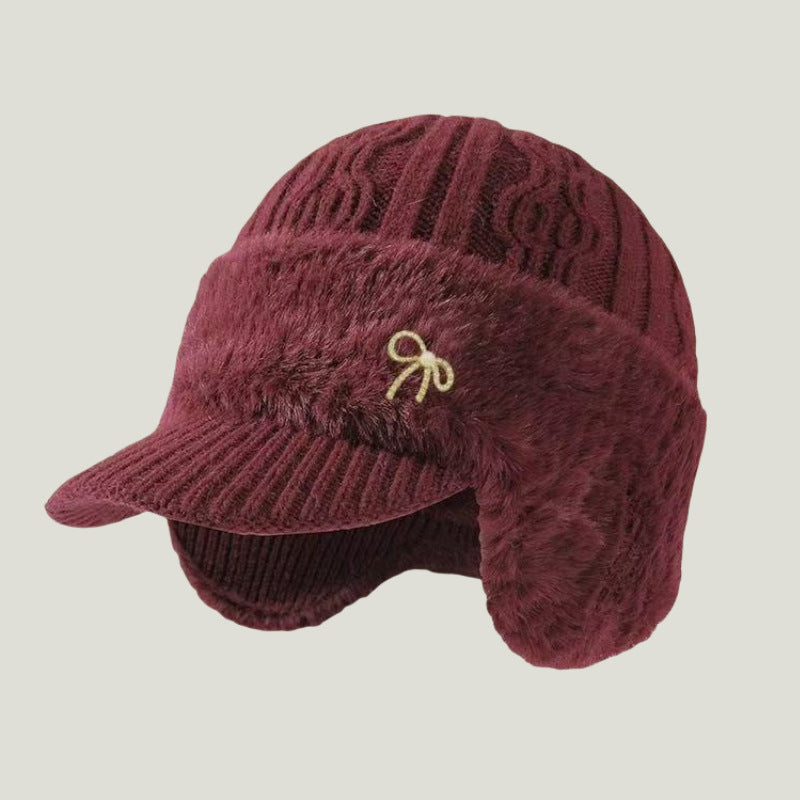 Unisex Winter Trapper Hat with Ear Flaps - Warm Beanie Cap