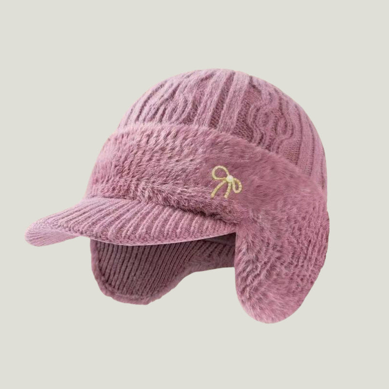 Unisex Winter Trapper Hat with Ear Flaps - Warm Beanie Cap
