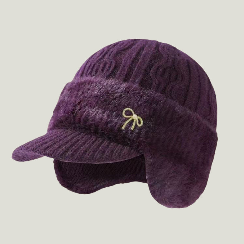 Unisex Winter Trapper Hat with Ear Flaps - Warm Beanie Cap