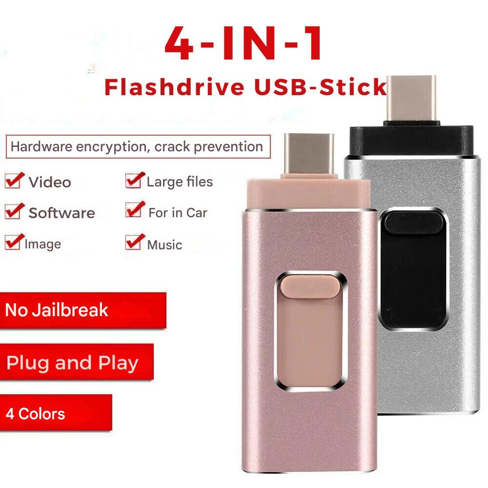 Universal 4-in-1 USB Flash Drive for All Devices