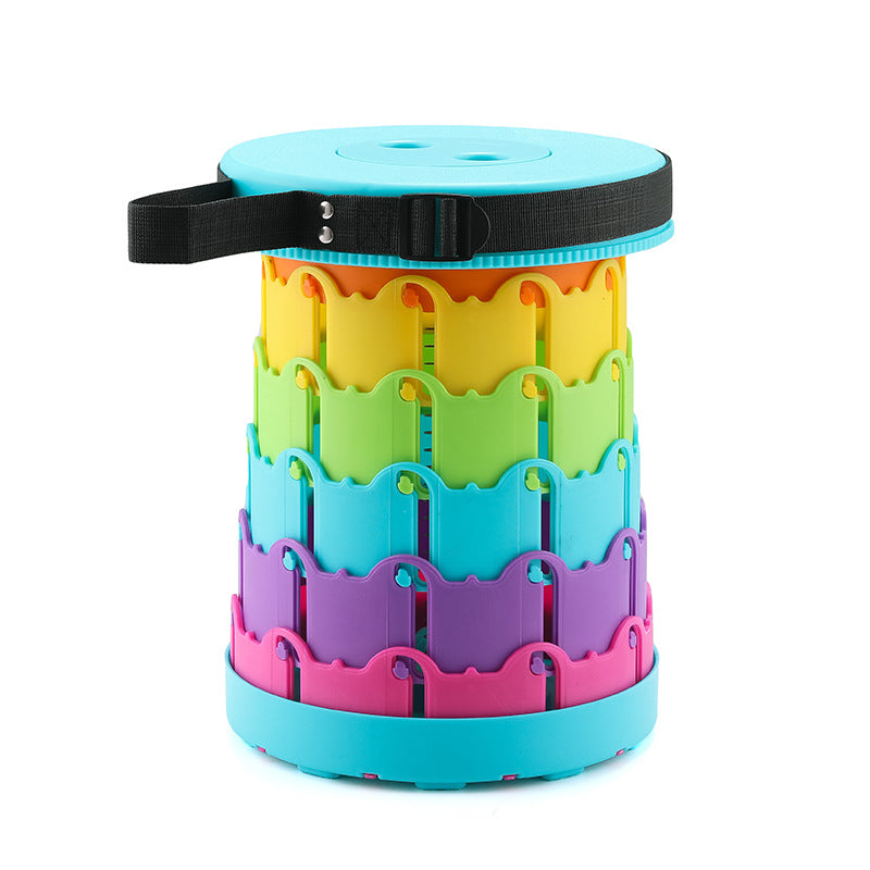 Upgraded Folding Telescopic Stool