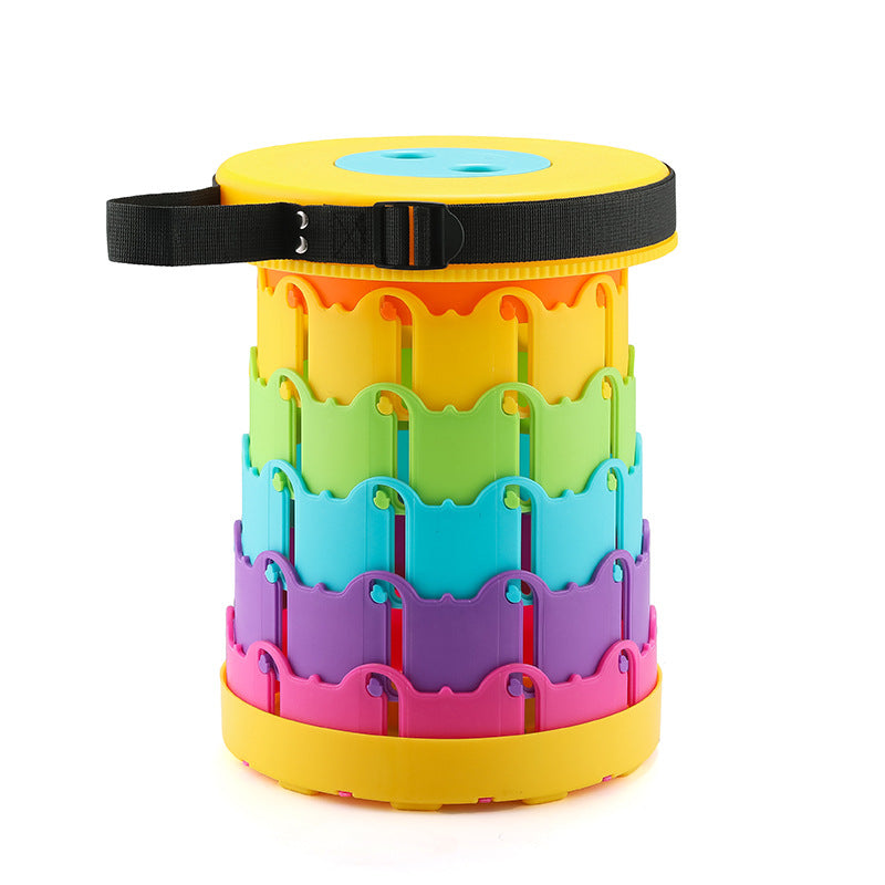 Upgraded Folding Telescopic Stool